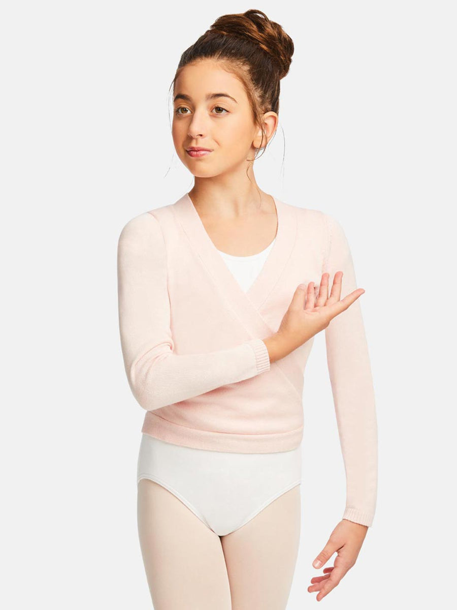 Capezio Children s Wrap Sweater CK10949C The London Dance Shoppe