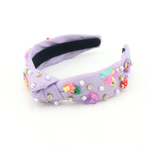 Poppyland Girls Head Band - Fairy Garden