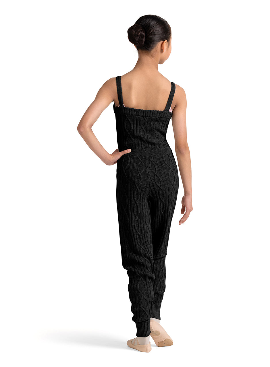 Bloch Girls Full Length Knitted Romper - CU12001