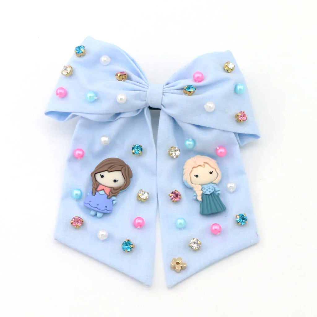 Poppyland Girls Bow - Ice Princess