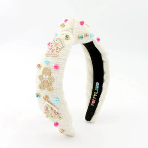 Poppyland Girls Headband - Gingerbread House