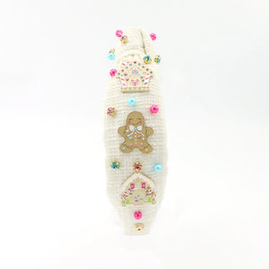 Poppyland Girls Headband - Gingerbread House