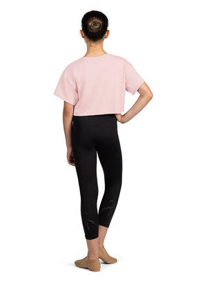 Mirella Glow Print Pirouette Youth Cropped T (More Colours)