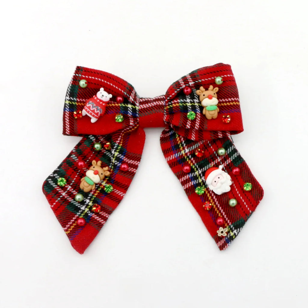 Poppyland Girls Bow - North Pole