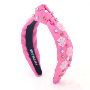 Poppyland Girls Head Band - Snowflake Sparkles Headband