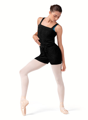 Bloch Ladies Shorts Knitted Onesie - U120004