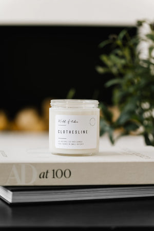 Wild Flicker Clothesline Soy Wax Candle  - Single Wick