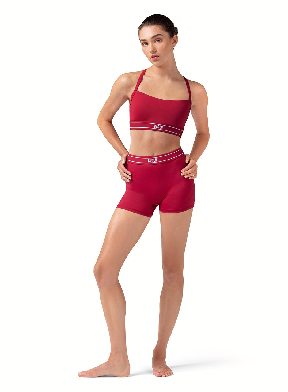 Bloch Ladies Logo Elastic Shorts - R90002 (More colours!)