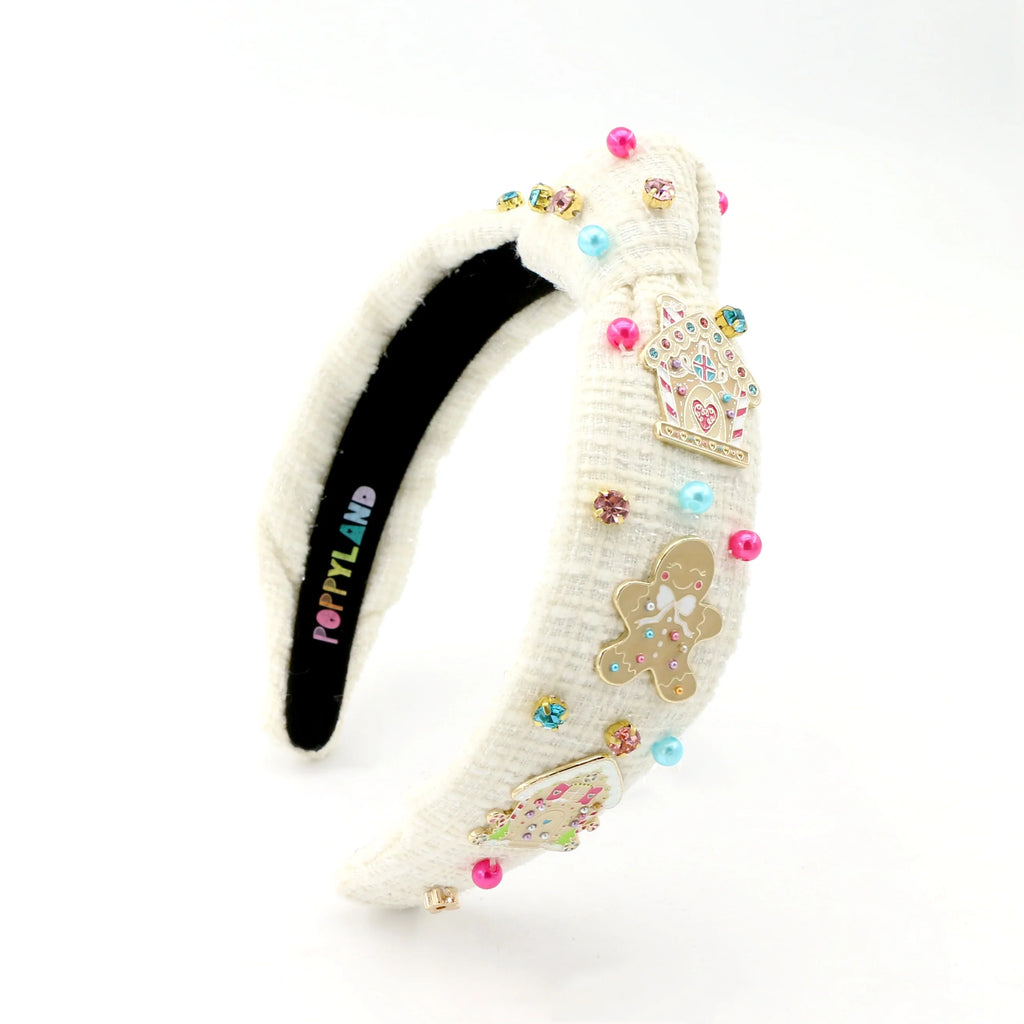 Poppyland Girls Headband - Gingerbread House