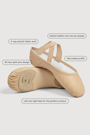 Bloch Ladies Enhance Leather Ballet Shoes - S0207L