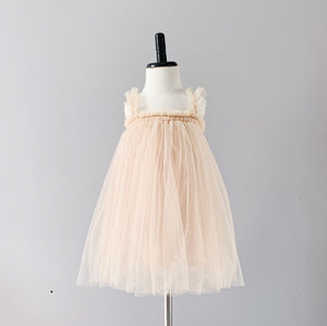 Baby Avery Tutu Dress by Bluish - Taupe