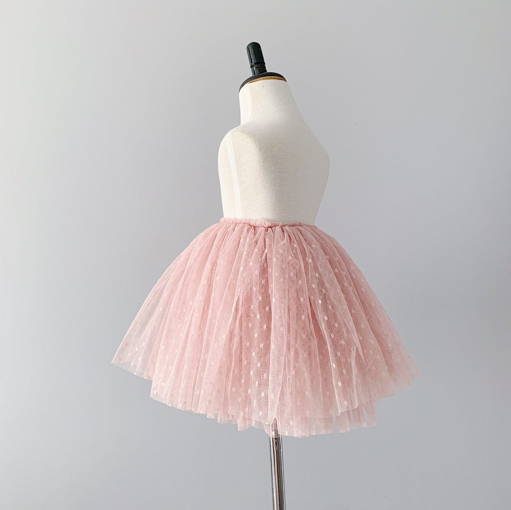 Bluish Baby Sophie Tutu Skirt - Vintage Rose